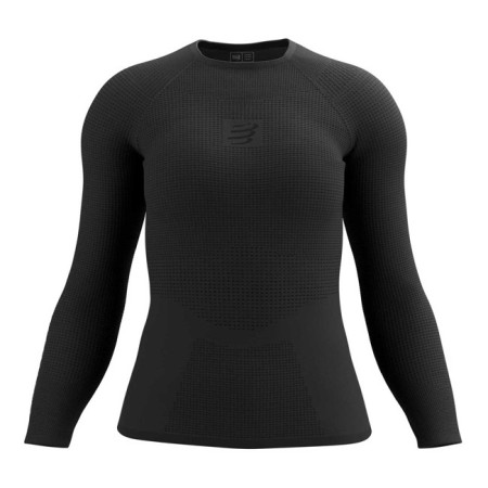 Camiseta Compressport BASE LAYER LS TOP W Black