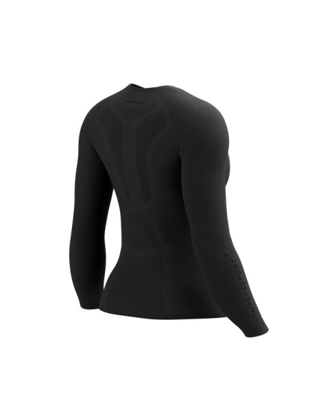 T-shirt Compressport BASE LAYER LS TOP W Black