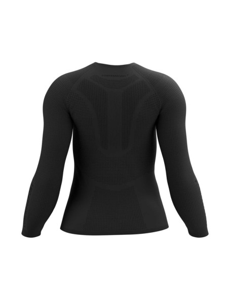 Póló Compressport BASE LAYER LS TOP W Black