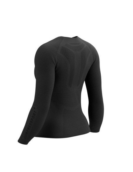 Tričko Compressport BASE LAYER LS TOP W Black