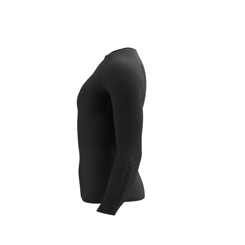 Maglietta Compressport BASE LAYER LS TOP W Black