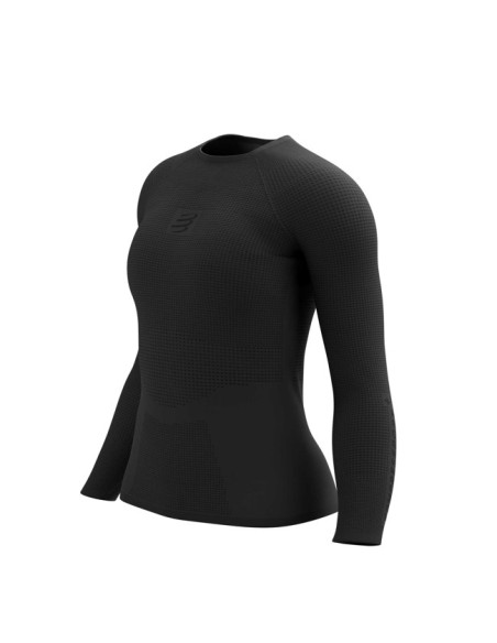 Maglietta Compressport BASE LAYER LS TOP W Black