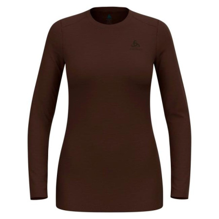 Odlo BL TOP CREW LS MERINO 160 Fudge