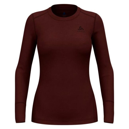 Odlo BL TOP CREW LS MERINO 200 Fudge