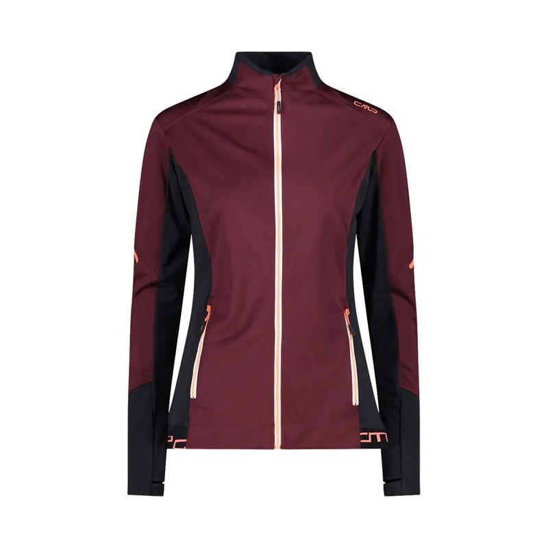 Chaqueta Cmp HYBRID BURGUNDY