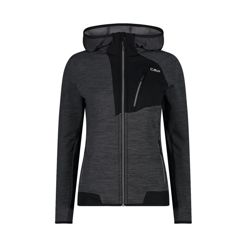 Jakke Cmp FIX HOOD PIOMBO MEL.