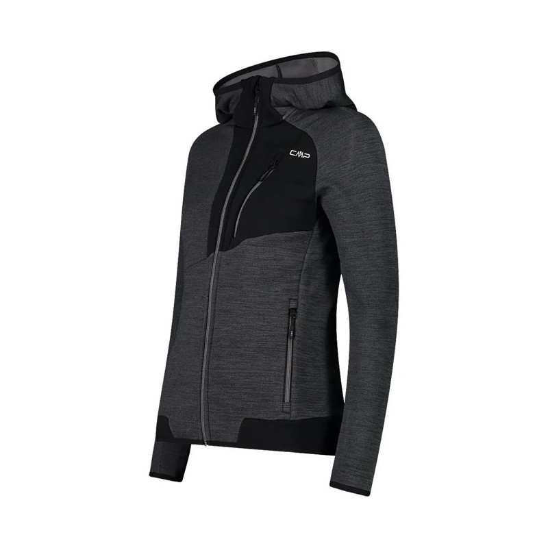Chaqueta Cmp FIX HOOD PIOMBO MEL.