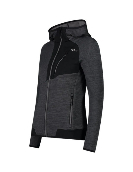 Jakke Cmp FIX HOOD PIOMBO MEL.