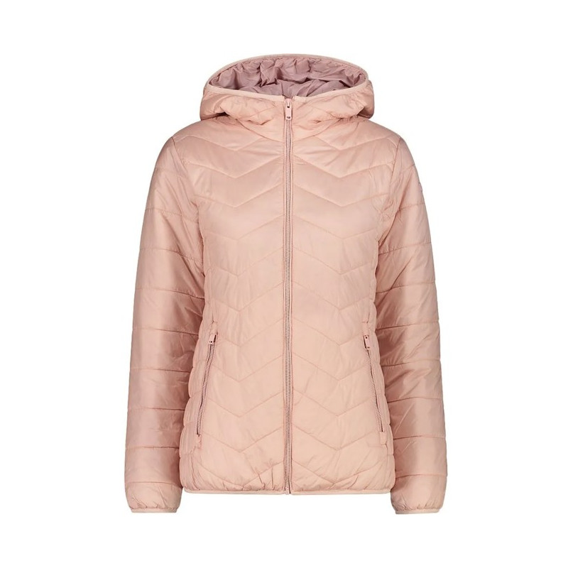 Jakke Cmp FIX HOOD DUSTY ROSE