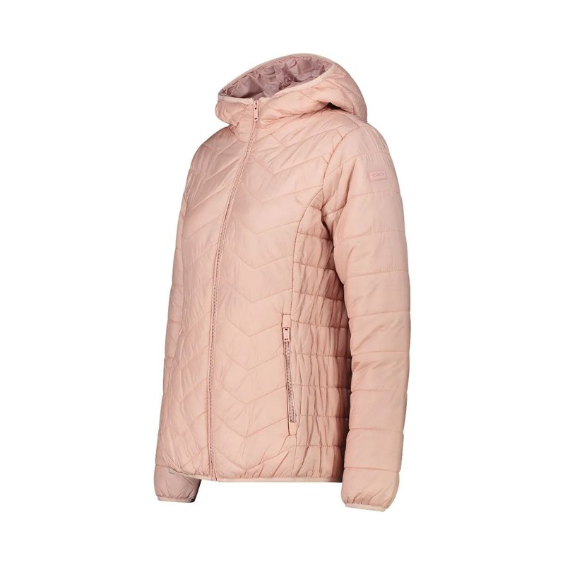 Jakke Cmp FIX HOOD DUSTY ROSE