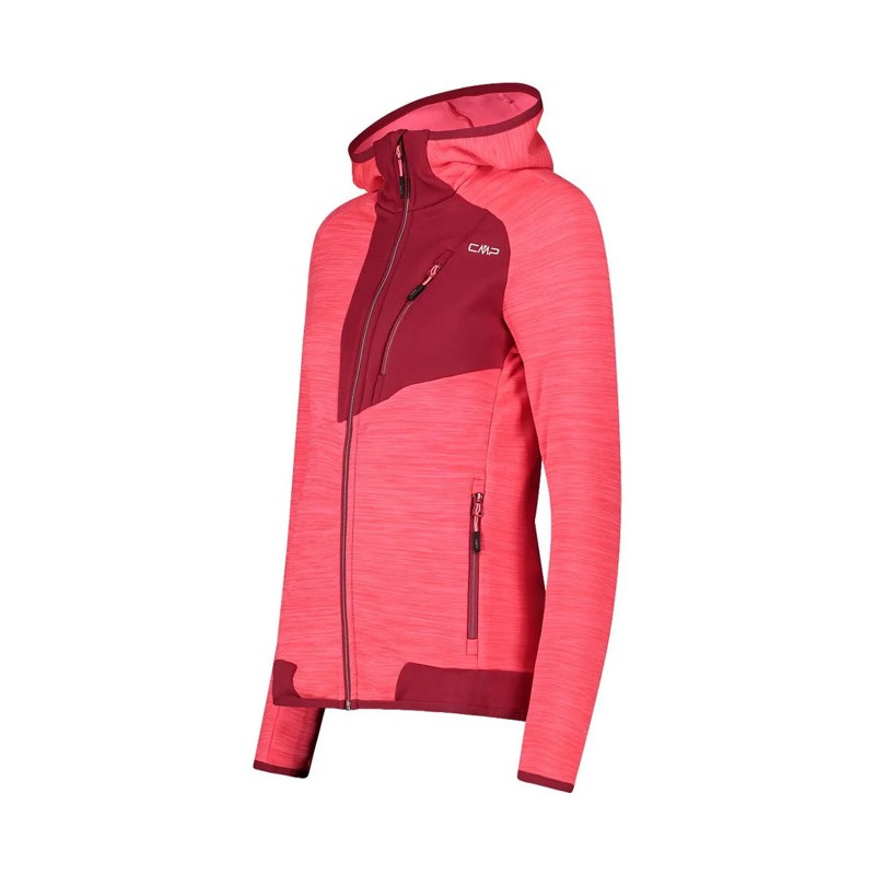 Jakke Cmp FIX HOOD GLOSS MEL.