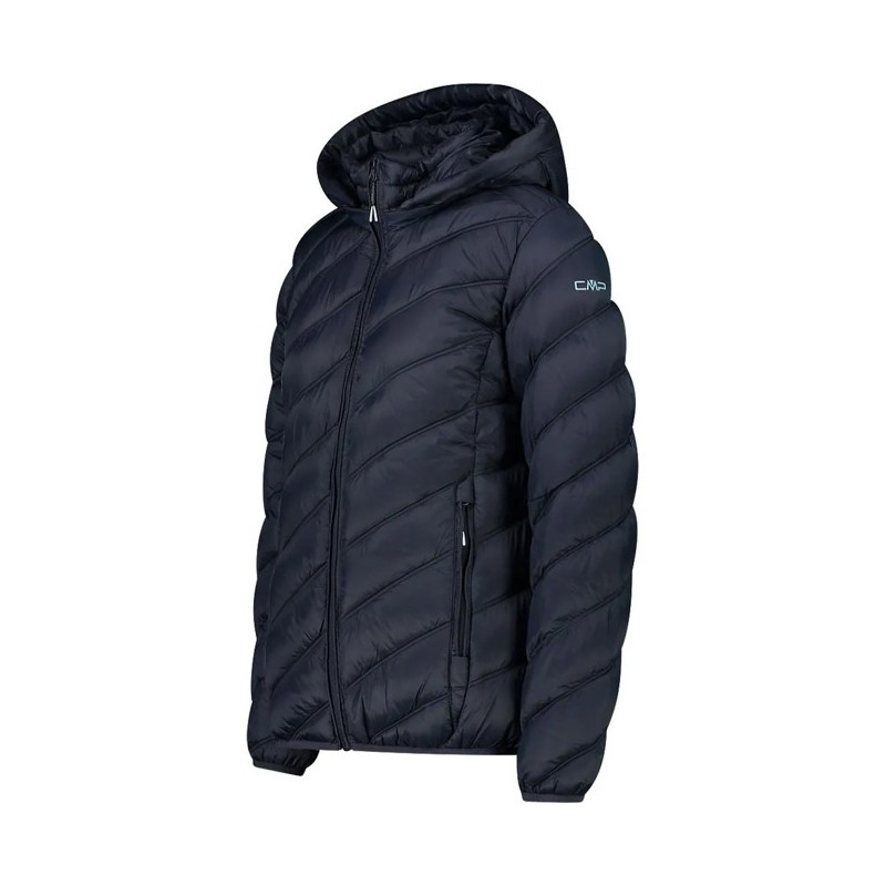 Jacket Cmp SNAPS HOOD BLACK BLUE