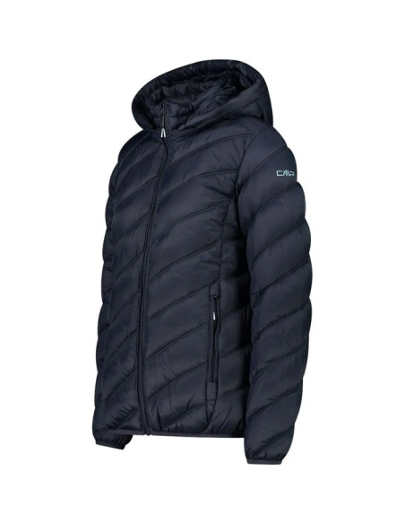 Giacca Cmp SNAPS HOOD BLACK BLUE