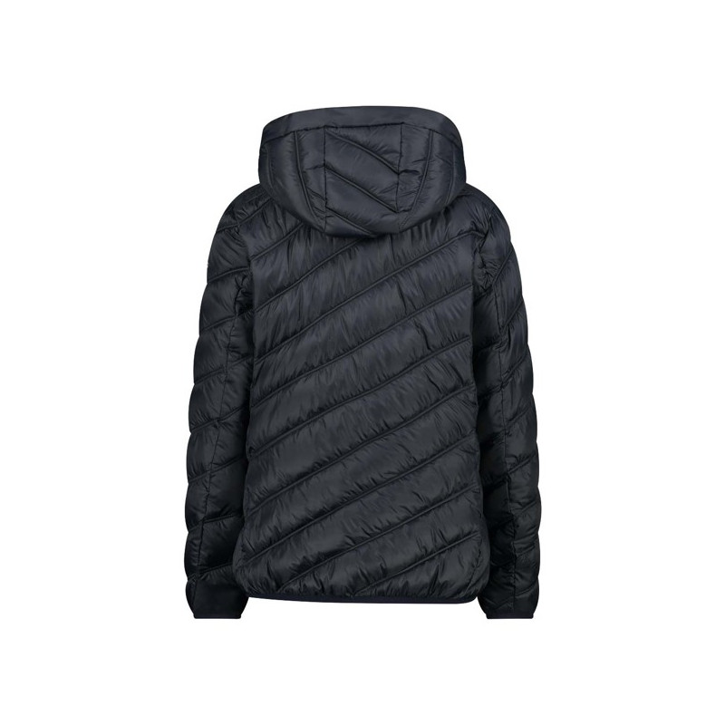 Jacke Cmp WOMAN SNAPS HOOD ANTRACITE
