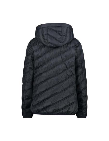 Jacket Cmp WOMAN SNAPS HOOD ANTRACITE