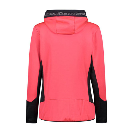 Cmp Stretch Grid Tech fleece with Hood W 2