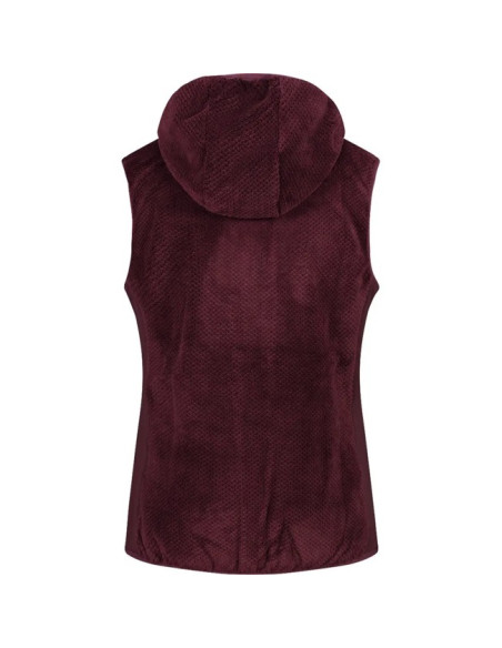 Gilet Cmp FIX HOOD BURGUNDY