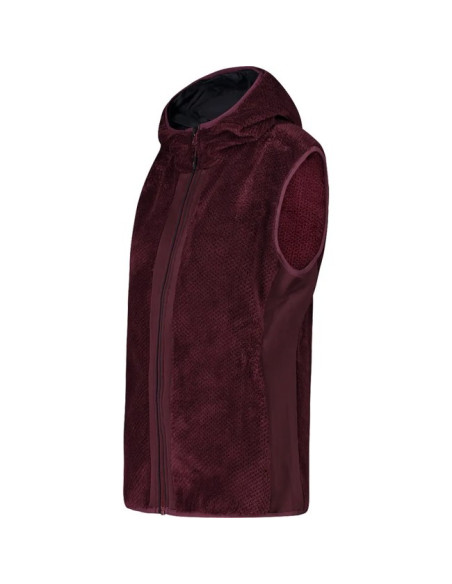 Telovnik Cmp FIX HOOD BURGUNDY