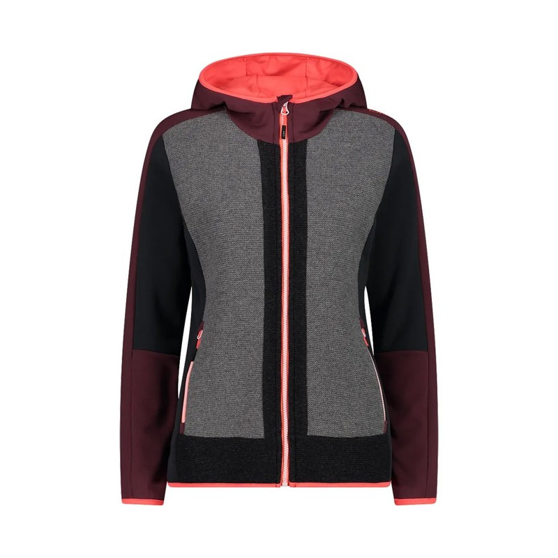 Jacka Cmp FIX HOOD BURGUNDY