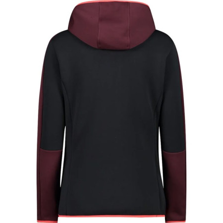 Bunda Cmp FIX HOOD BURGUNDY 2