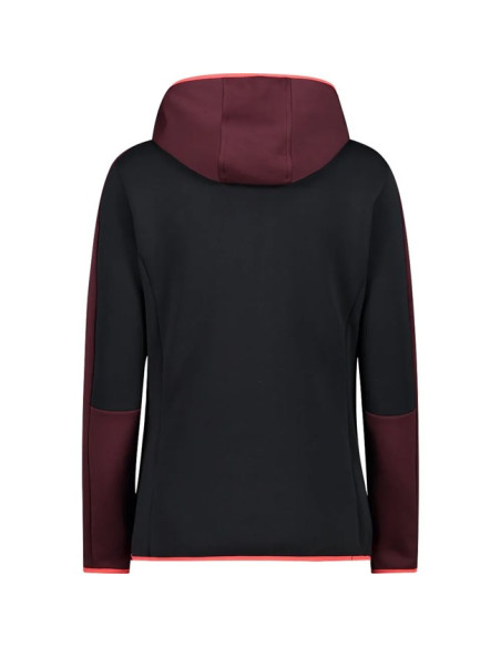 Veste Cmp FIX HOOD BURGUNDY