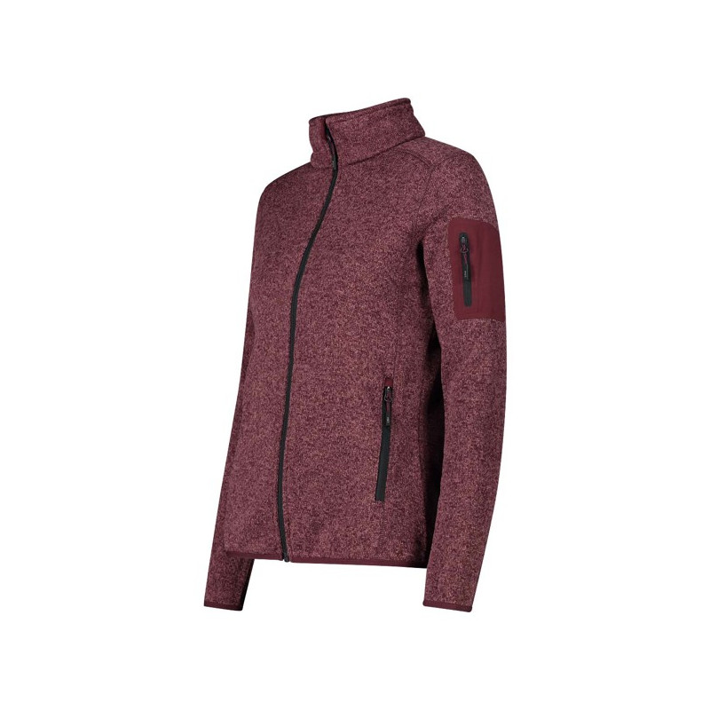 Polaire Cmp Melange Knit-Tech Heavy Fleece