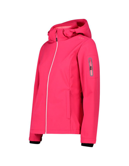 Cmp Softshell Zip Hood Jacket W