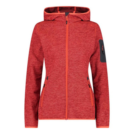 Podszewka polarowa Cmp FIX HOOD RED FLUO