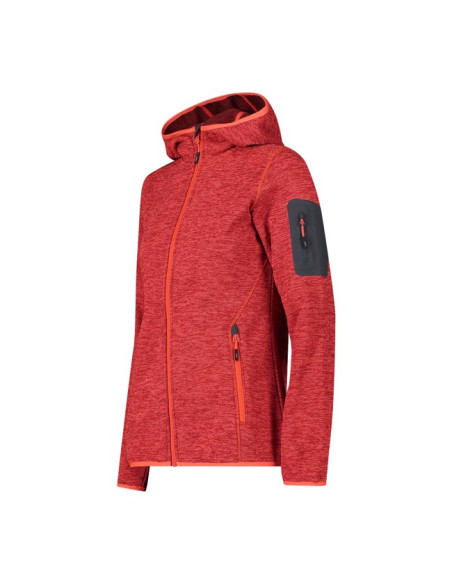 Polar Cmp FIX HOOD RED FLUO