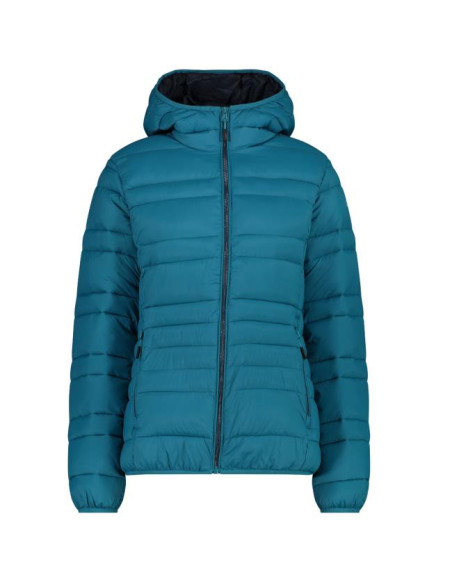 Cmp WOMAN JACKET FIX HOOD teal