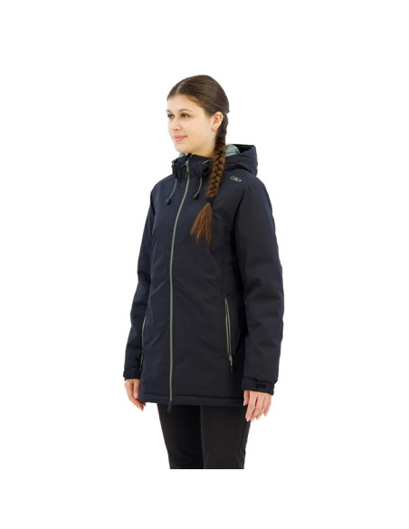 Chaqueta Cmp LONG FIX HOOD antracite