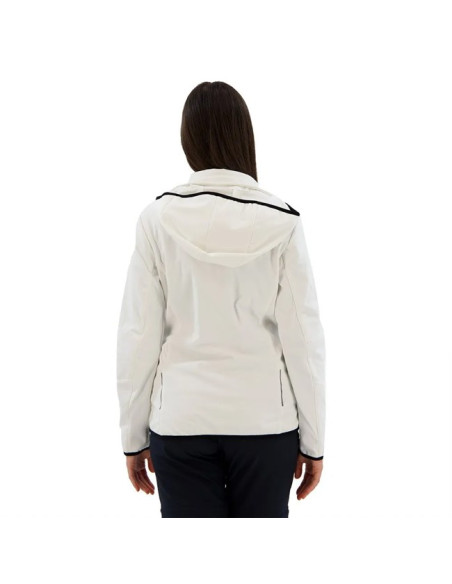 Jakna Cmp ZIP HOOD bianco