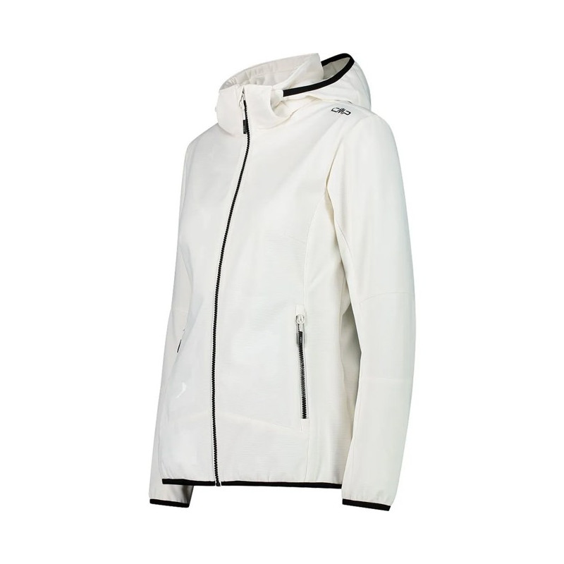 Jakna Cmp ZIP HOOD bianco