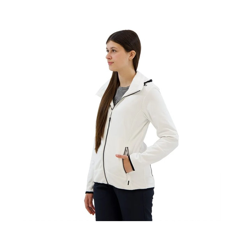 Jacket Cmp ZIP HOOD bianco