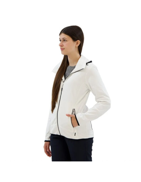 Casaco Cmp ZIP HOOD bianco