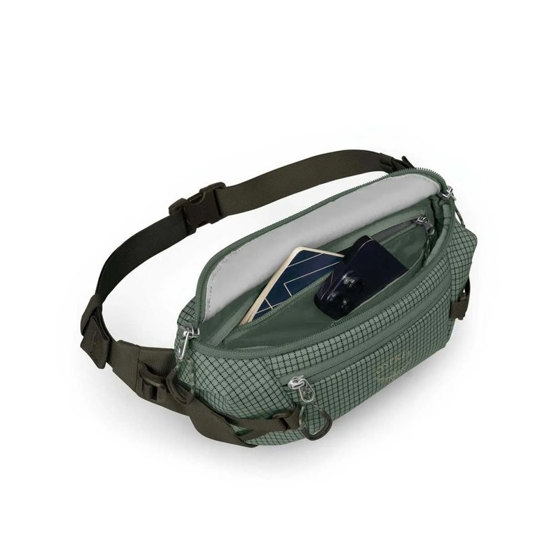 Sac banane Osprey TRANSPORTER 1L Pine Leaf/Earl Grey