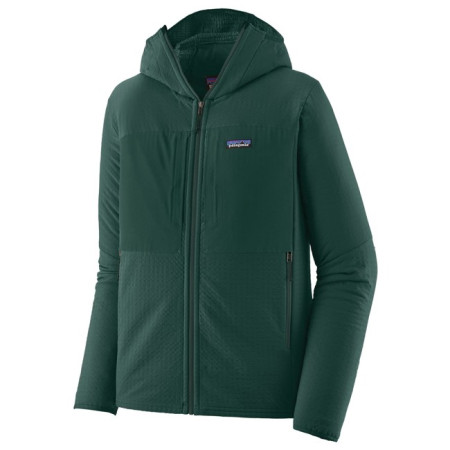 Kabát Patagonia R2 TECHFACE HOODY Cascade Green