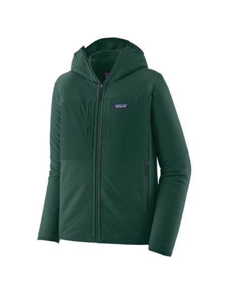 Chaqueta Patagonia R2 TECHFACE HOODY Cascade Green