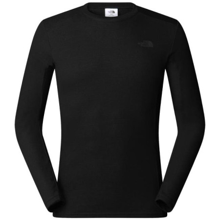 The North Face M EASY L/S CREW NECK Tnf Black
