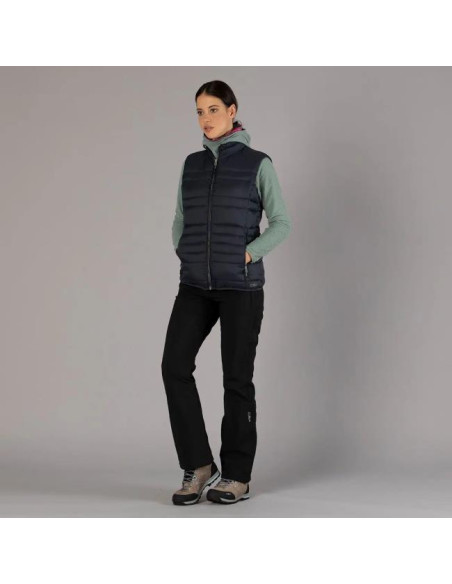 Cmp WOMAN PANT WITH INNER GAITER nero