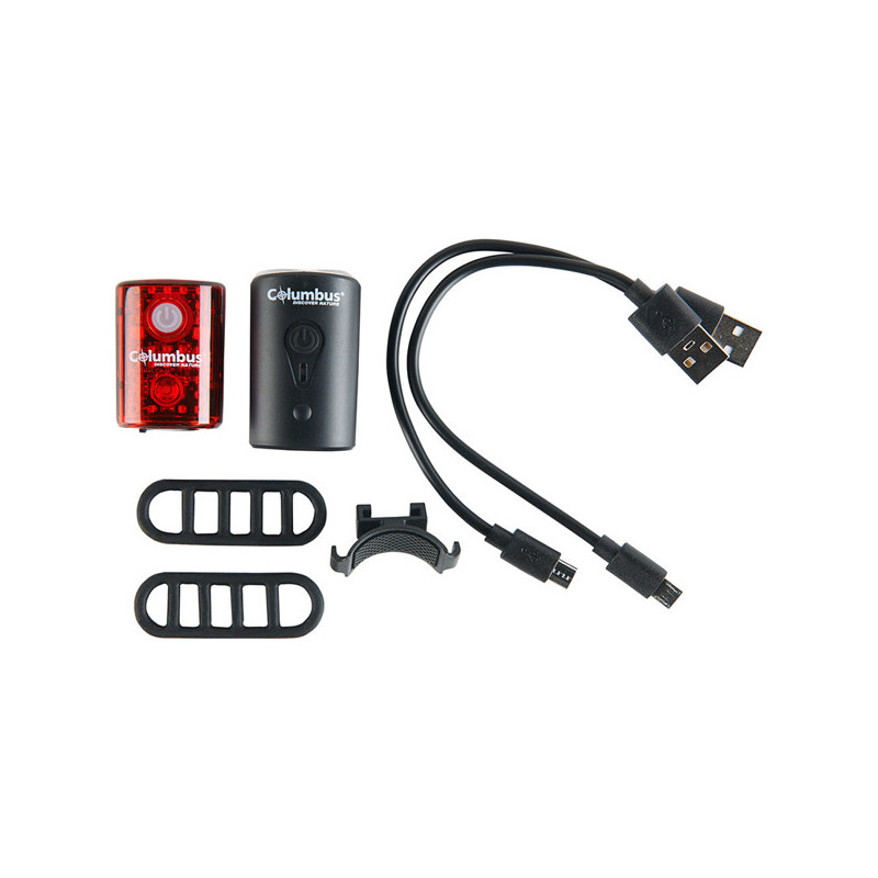 Torch Columbus FRONT & REAR BIKE LIGHT SET