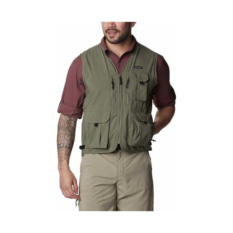 Väst Columbia SILVER RIDGE UTILITY VEST Stone Green