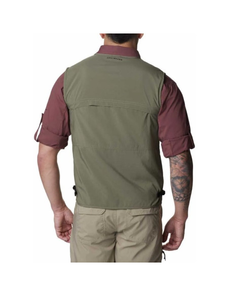 Weste Columbia SILVER RIDGE UTILITY VEST Stone Green