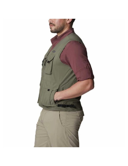 Telovnik Columbia SILVER RIDGE UTILITY VEST Stone Green