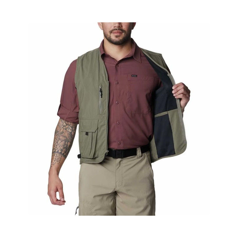 Weste Columbia SILVER RIDGE UTILITY VEST Stone Green