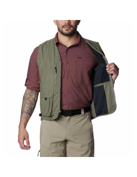 Väst Columbia SILVER RIDGE UTILITY VEST Stone Green