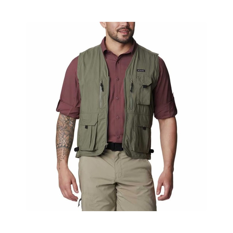 Liivi Columbia SILVER RIDGE UTILITY VEST Stone Green