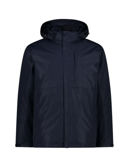 Jacka Cmp ZIP HOOD JACKET black blue