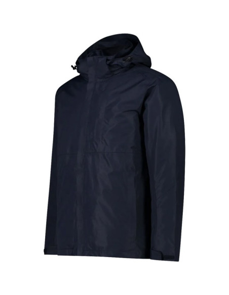 Jacket Cmp ZIP HOOD black blue