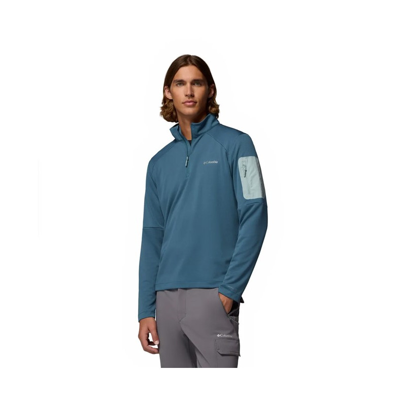 Camisola com capuz Columbia TECH KNIT 1/4 ZIP